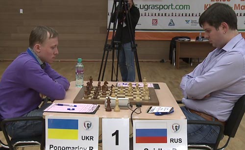 Ruslan Ponomariov against Peter Svidler