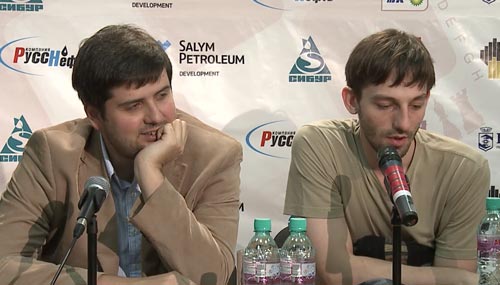 Svidler and Grischuk press conference