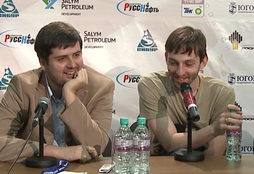 Svidler and Grischuk amused by translation error