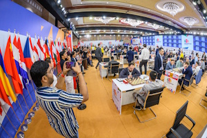 The playing venue during round 2. Photo &copy; 