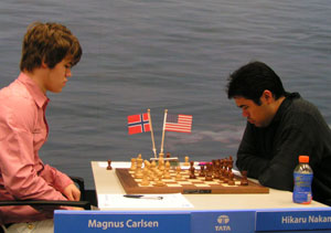 Magnus Carlsen vs Hikaru Nakamura, Speed Chess Ch, Laurent Fressinet 