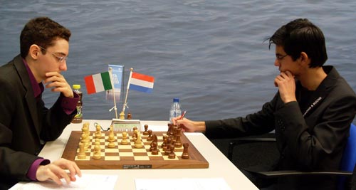 Fabiano Caruana against Anish Giri