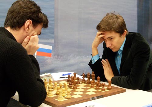 Loek van Wely against Sergey Karjakin