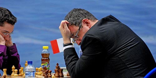 Fabiano Caruana against Boris Gelfand