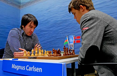 The moment Magnus Carlsen resigned against Anish Giri, exactly 12