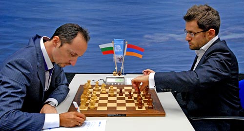 Veselin Topalov against Levon Aronian