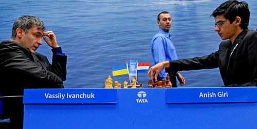 Vassily Ivanchuk against Anish Giri