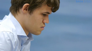 Another win for Magnus Carlsen. Photo © 