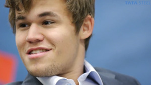 Magnus Carlsen at Wijk aan Zee. Photo © 