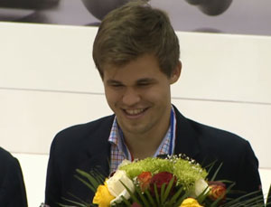 Magnus Carlsen vs Judit Polgar FIDE World Blitz Championship (2014), Dubai  UAE, rd 14. 