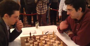 CAruana - Kramnik draw. Photo © 