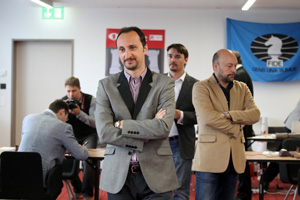 Veselin Topalov again was involved with one of the most interesting games although this time he struggled to a draw. Photo © Anastasiya Karlovich.