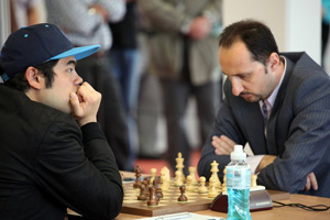 Nakamura-Topalov Round 5. Photo © Anastasiya Karlovich.