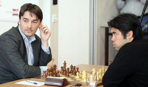 It's always hard to tell what's going on with Morozevich. Here he was winning but lost to Nakamura. Photo © Anastasiya Karlovich