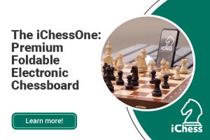 iChessOne: Wooden Foldable Electronic Chessboard