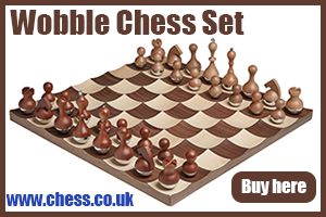 Chess and Bridge Wobble Chess Set